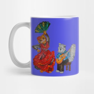 Cats and Flamenco. Mug